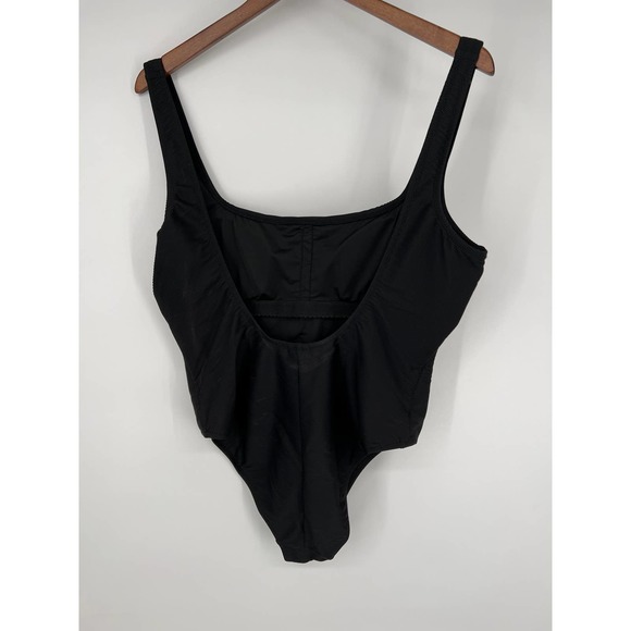 J. Crew Re-Imagined black one piece swimsuit size 14 new with tags - Picture 3 of 7
